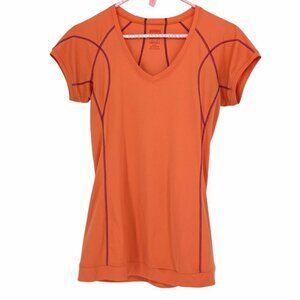 MEC Mountain Eq Co-Op Rhythm short sleeve orange